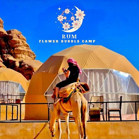 Rum Flower Bubbles Luxury Camp Wadi Rum Extérieur photo