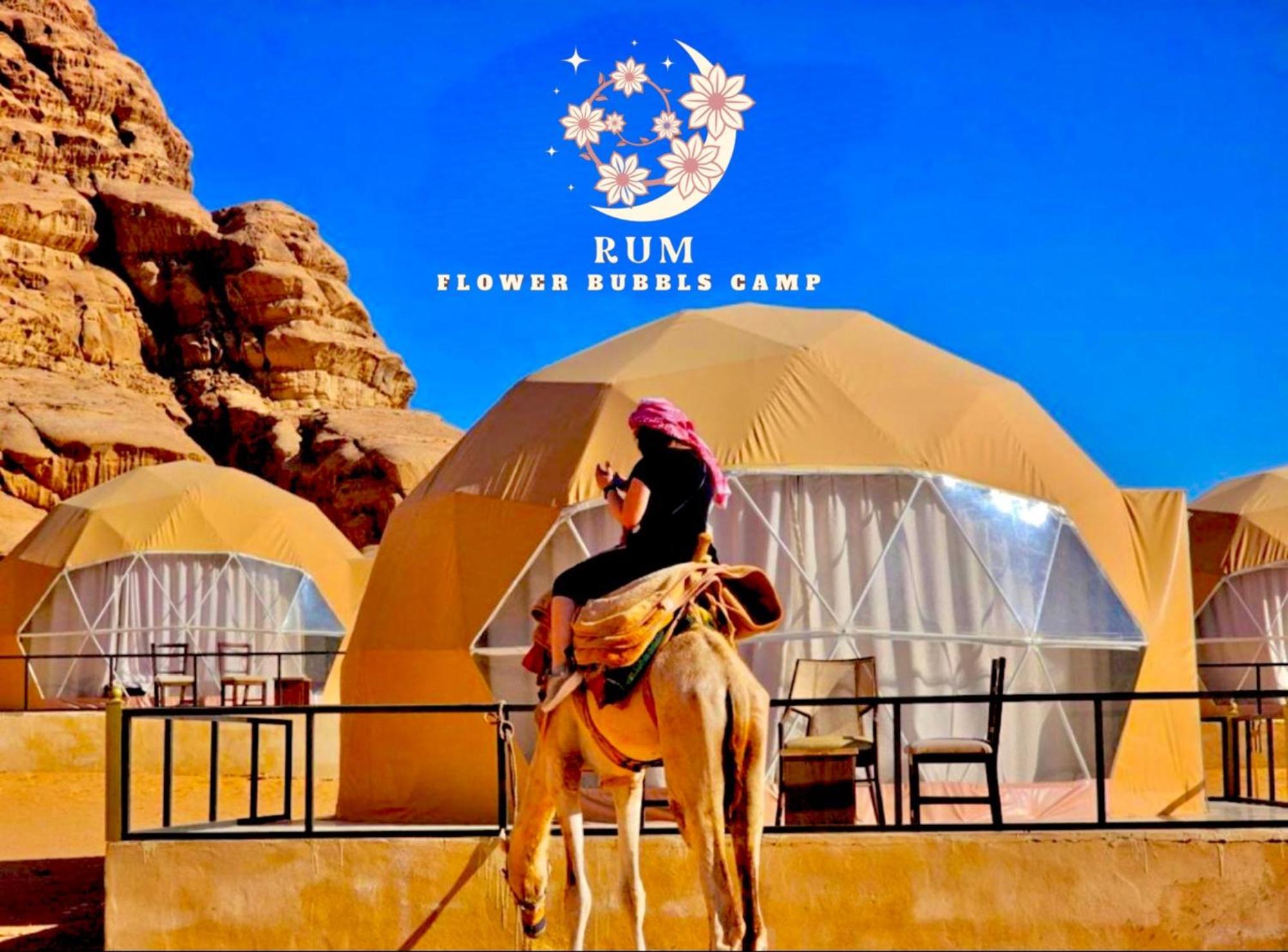 Rum Flower Bubbles Luxury Camp Wadi Rum Extérieur photo