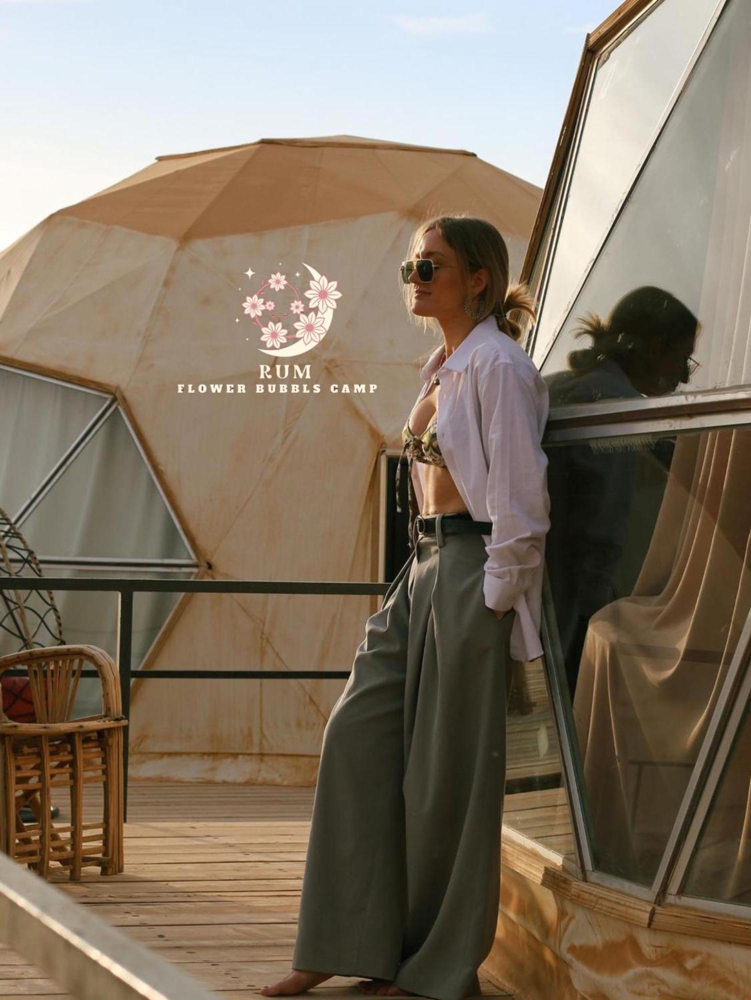 Rum Flower Bubbles Luxury Camp Wadi Rum Extérieur photo