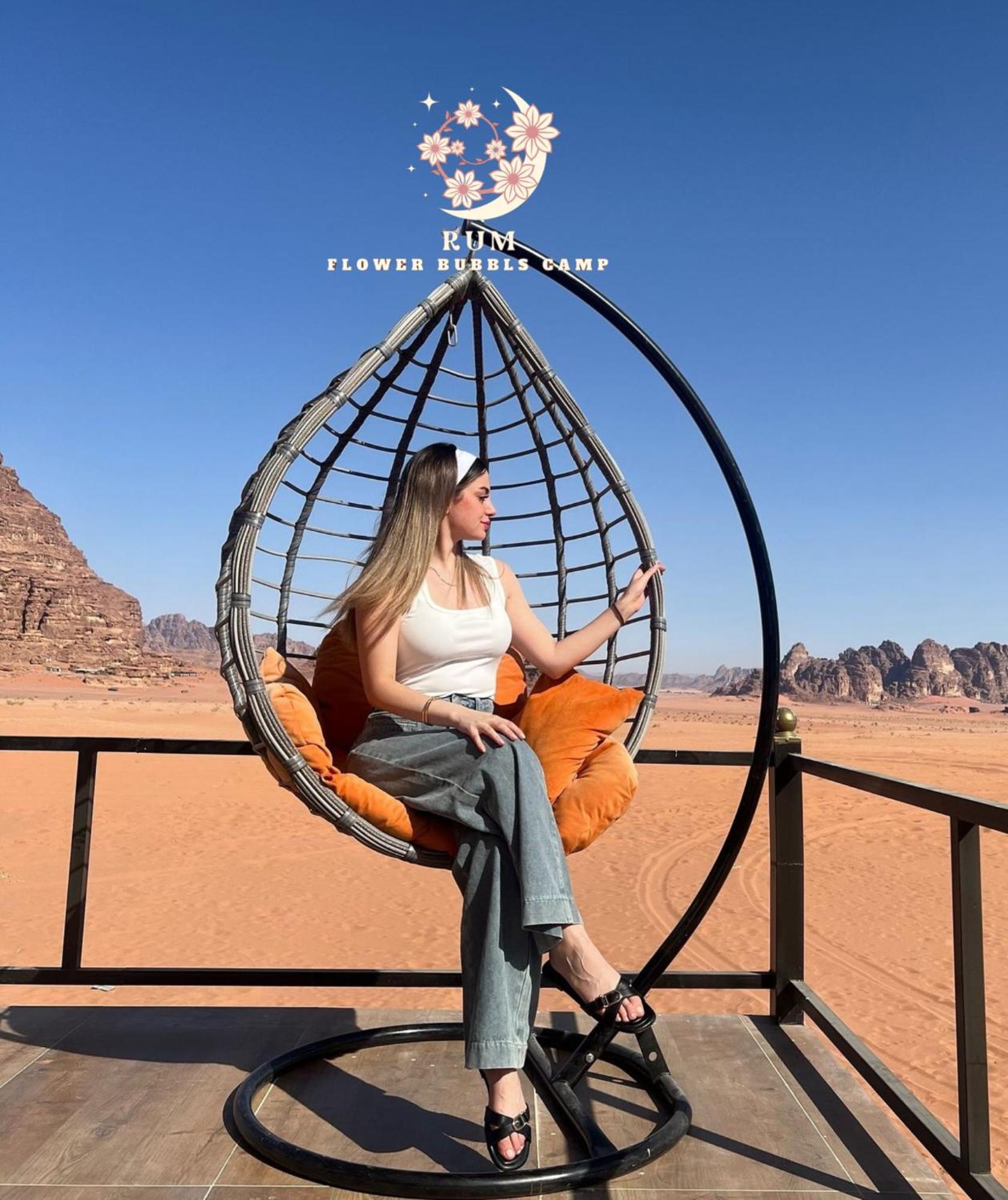Rum Flower Bubbles Luxury Camp Wadi Rum Extérieur photo
