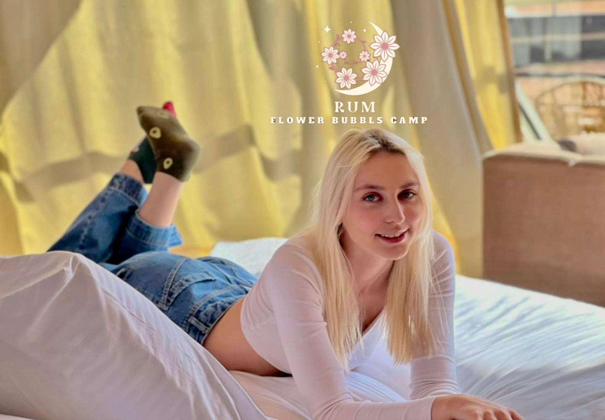 Rum Flower Bubbles Luxury Camp Wadi Rum Extérieur photo
